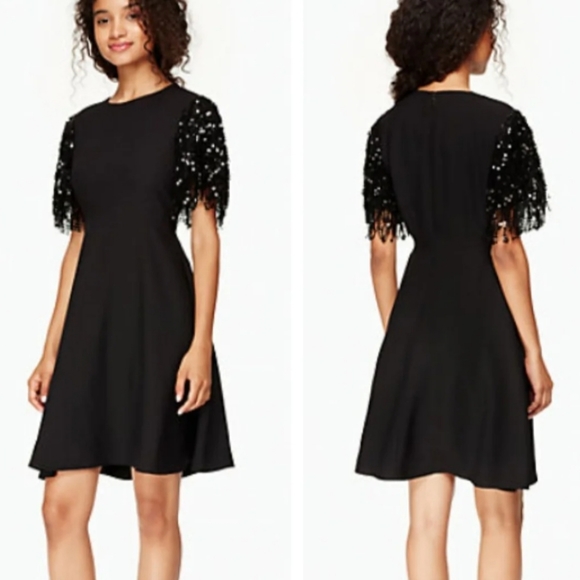 kate spade Dresses & Skirts - Kate Spade sequin fringe dress